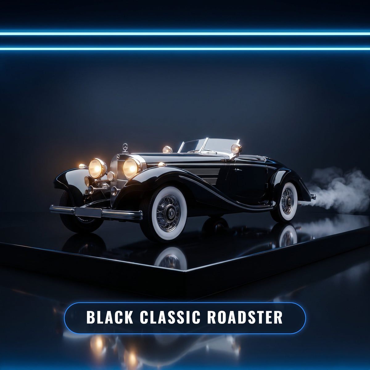 Black Classic Roadster